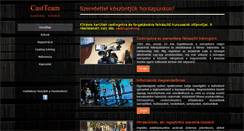 Desktop Screenshot of castteam.hu